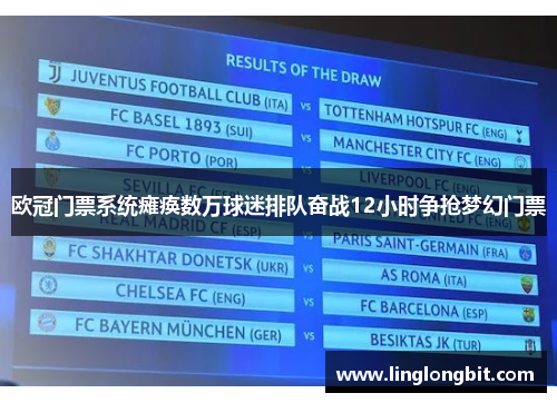 欧冠门票系统瘫痪数万球迷排队奋战12小时争抢梦幻门票
